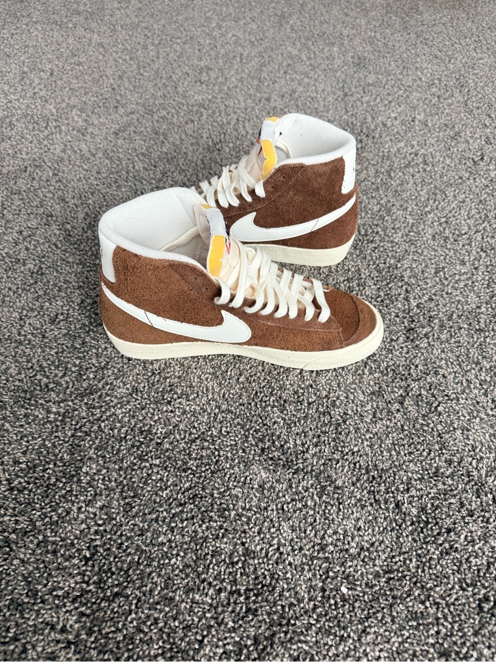 NEW - Size 5.5M/7W - Nike Blazer Mid ‘77 Vintage Sneaker Sail Cocoa - DV7006-200 - Picture 3 of 5